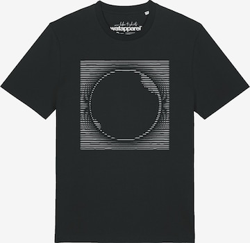 T-Shirt 'Sonnenfinsternis' Watapparel en noir : devant