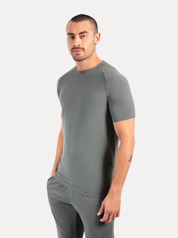Smilodox T-Shirt Delian Casual Fit in Grau