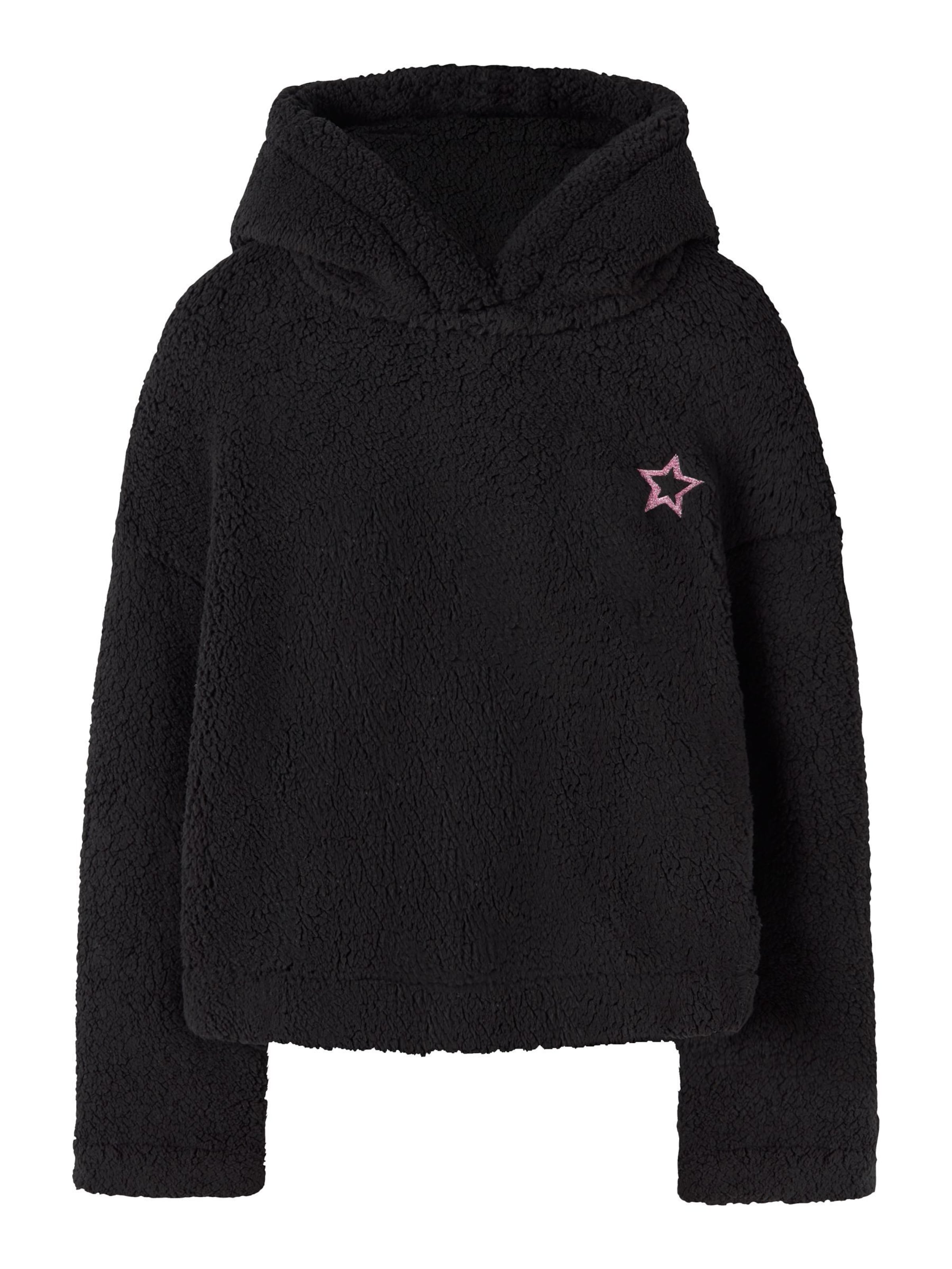 NAME IT - Sudadera en negro: frente