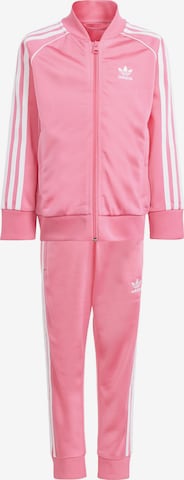 ADIDAS ORIGINALS Sweatsuit 'Adicolor Sst' in Pink: front