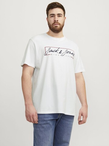 Jack & Jones Plus Bluser & t-shirts 'ZURI' i blå: forside