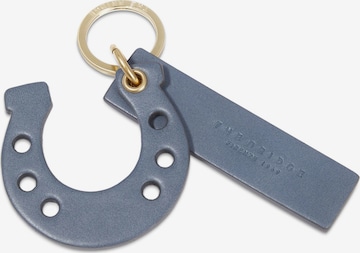 The Bridge Key Ring 'Duccio ' in Blue: front