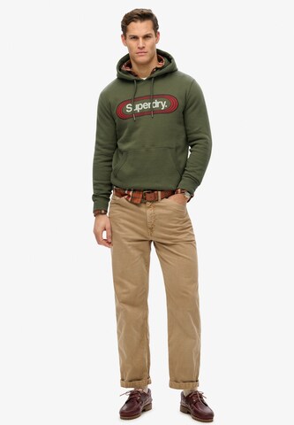 Sweat-shirt 'Vintage Trade Tab' Superdry en vert