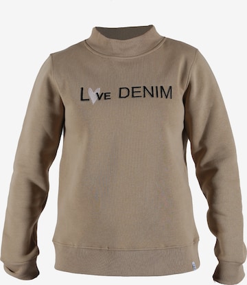 Sweat-shirt Miracle of Denim en marron : devant