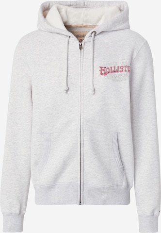 HOLLISTER Bluza rozpinana w kolorze szary: przód