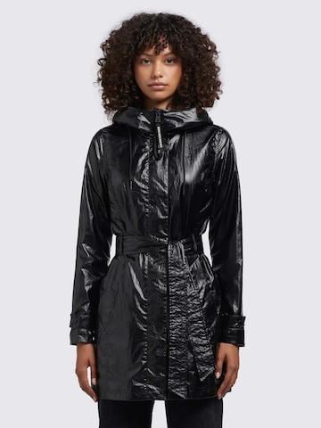 khujo Raincoat 'Alecia2' in Black: front
