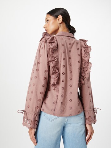 VILA ROUGE EDIT Blouse in Lila