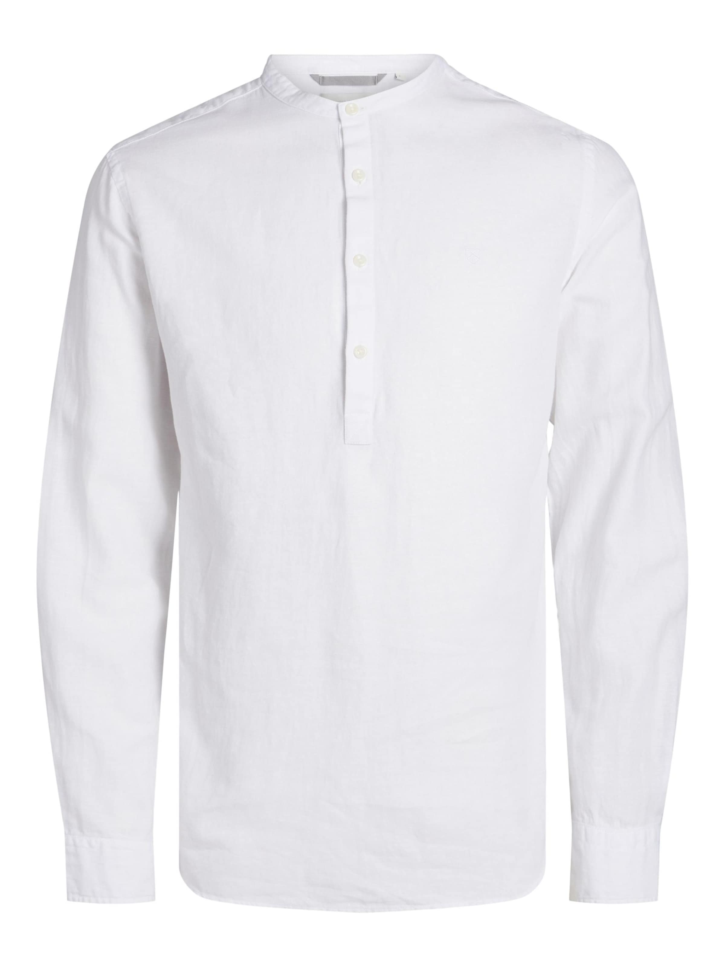 JACK & JONES Button Up Shirt 'JPRCCMaze' in S in White, Item view