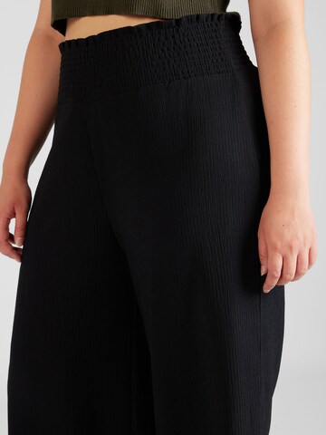 PIECES Curve Wide leg Pants 'JURLI' in Black