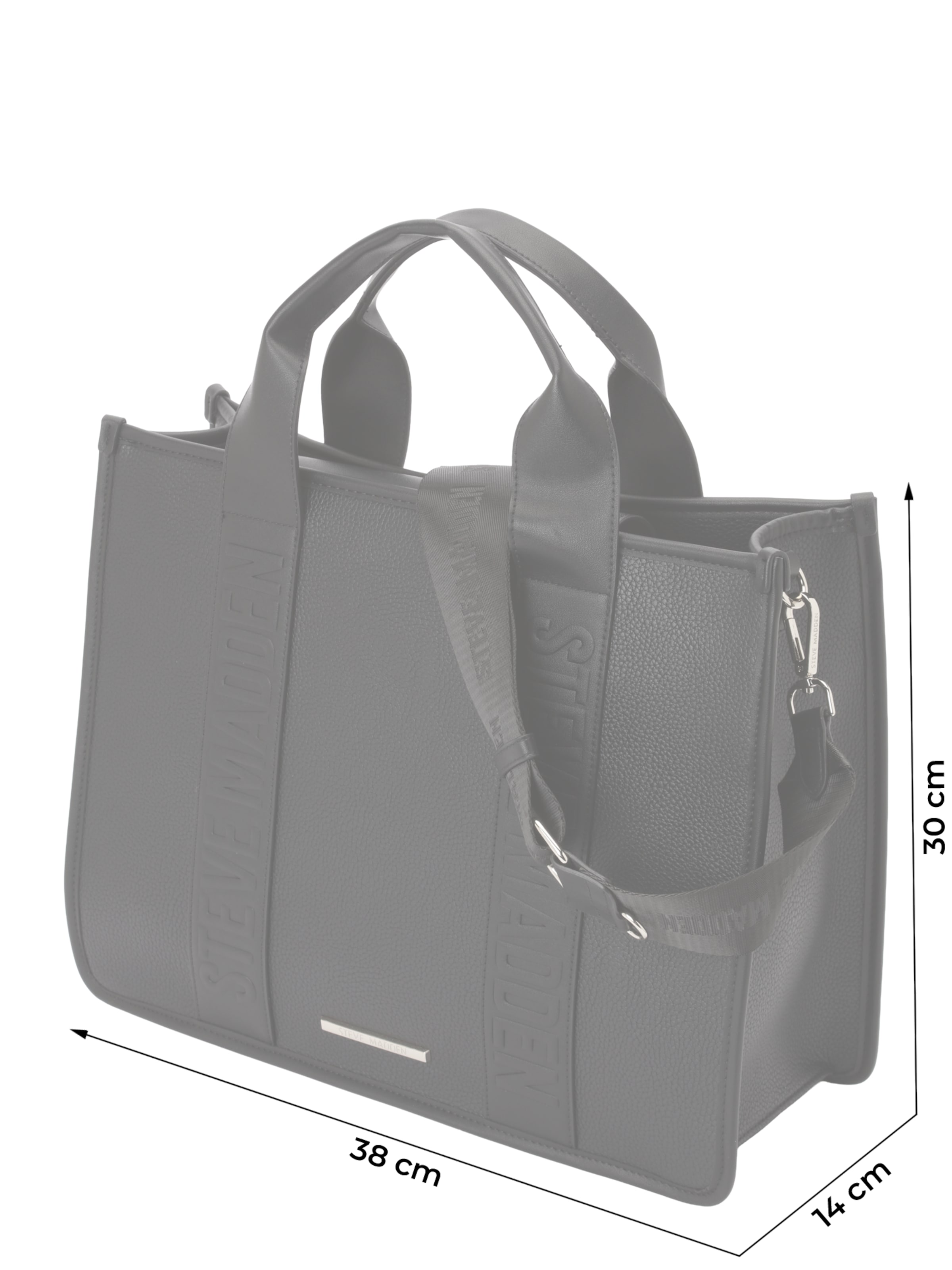 STEVE MADDEN Handtas 'Bwebber-EL' in Zwart