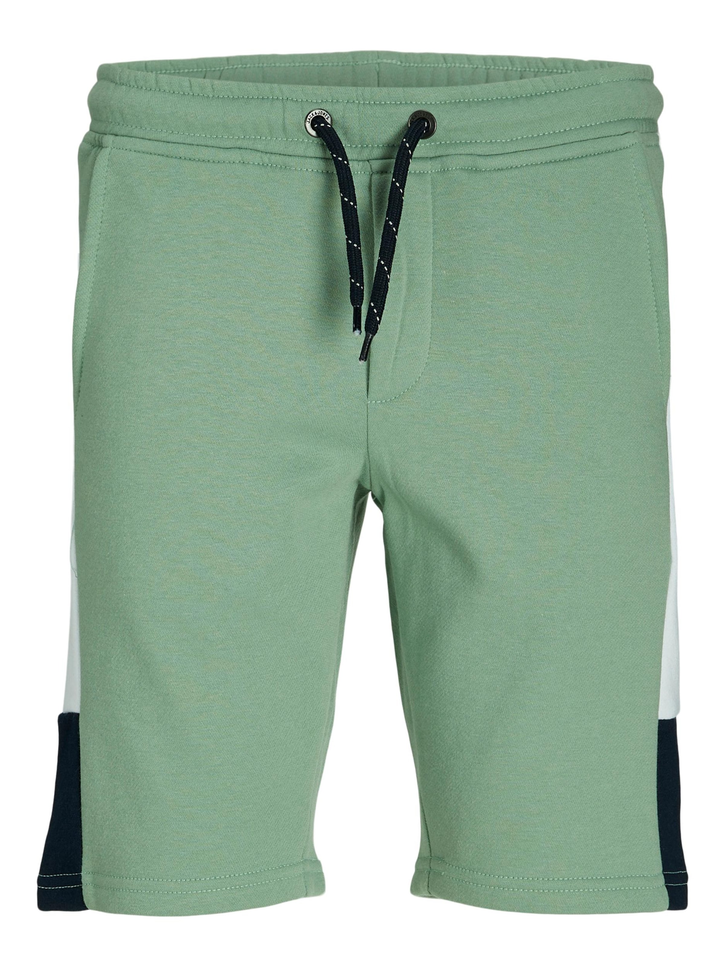Jack & Jones Junior Regular Shorts in Grün: Vorderseite