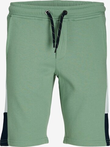 Jack & Jones Junior Regular Pants in Green: front