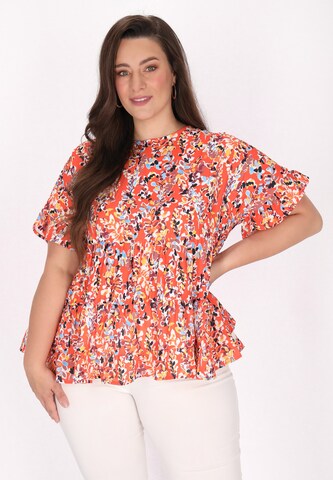 ebeeza Blouse 'Ebeeza' in Orange: front