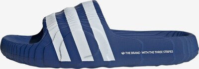 ADIDAS ORIGINALS Mule 'Adilette 22' en bleu foncé / blanc, Vue avec produit