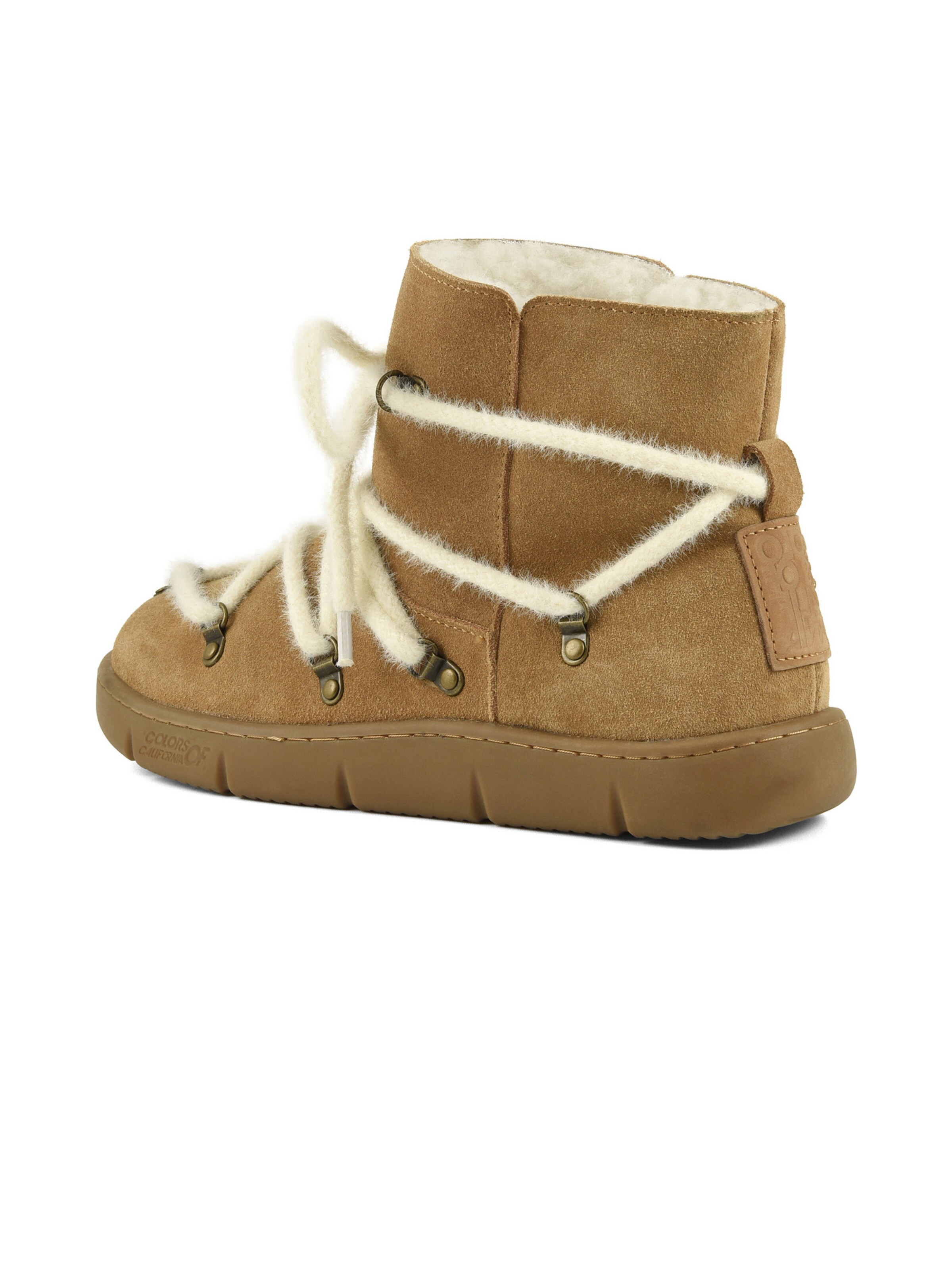 Stivale stringato di COLORS OF CALIFORNIA in marrone: dietro