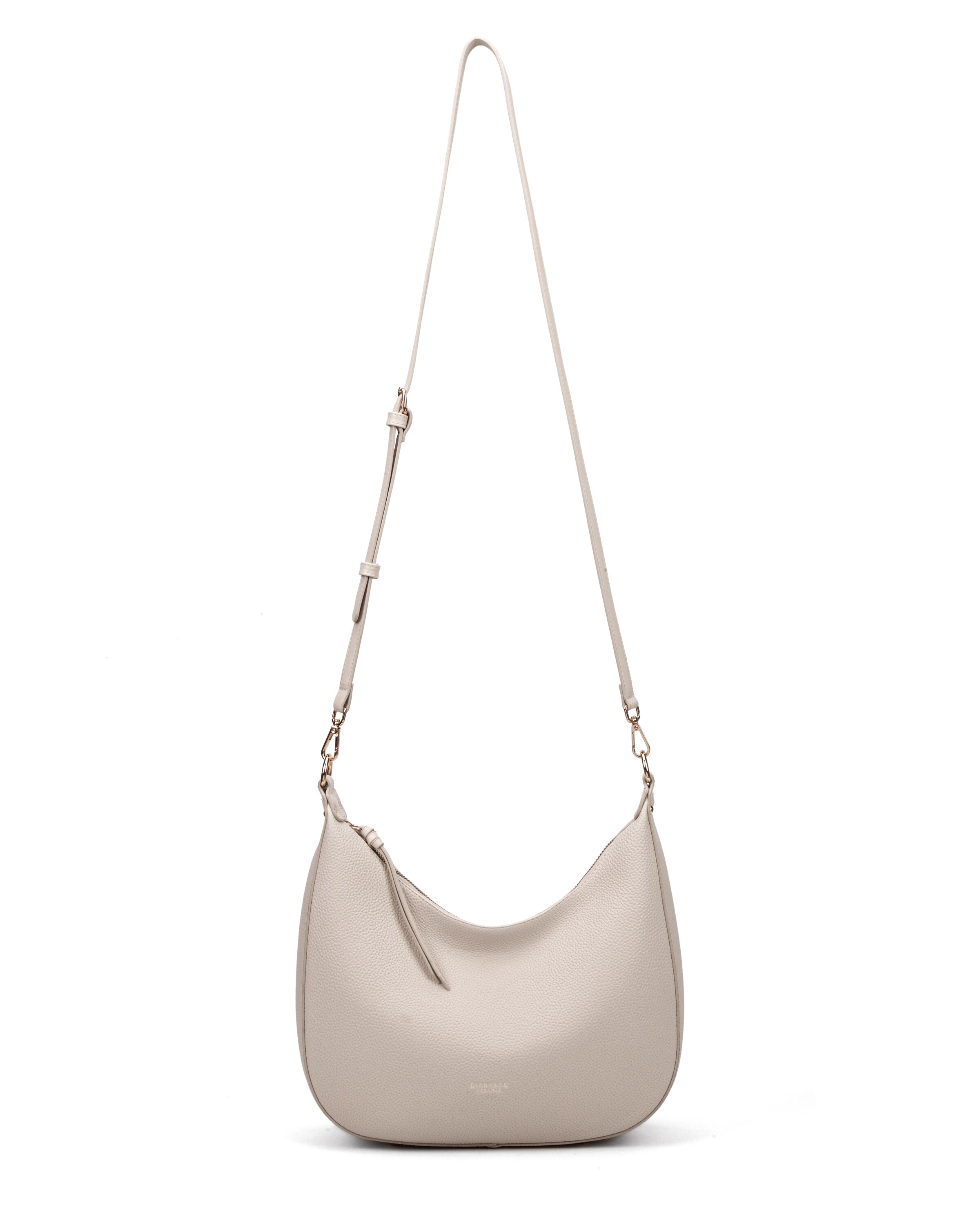 Diana&Co. Schoudertas in Beige: voorkant