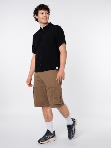 Sublevel Regular fit Button Up Shirt in Black