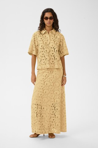 Jupe 'SLTaya' SOAKED IN LUXURY en jaune