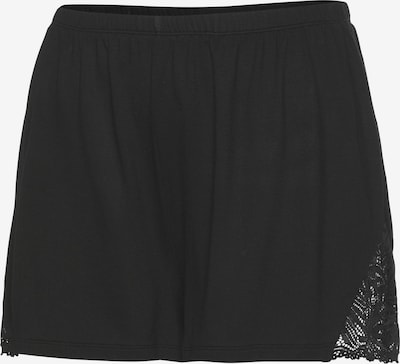 Pantaloni de pijama LASCANA pe negru, Vizualizare produs