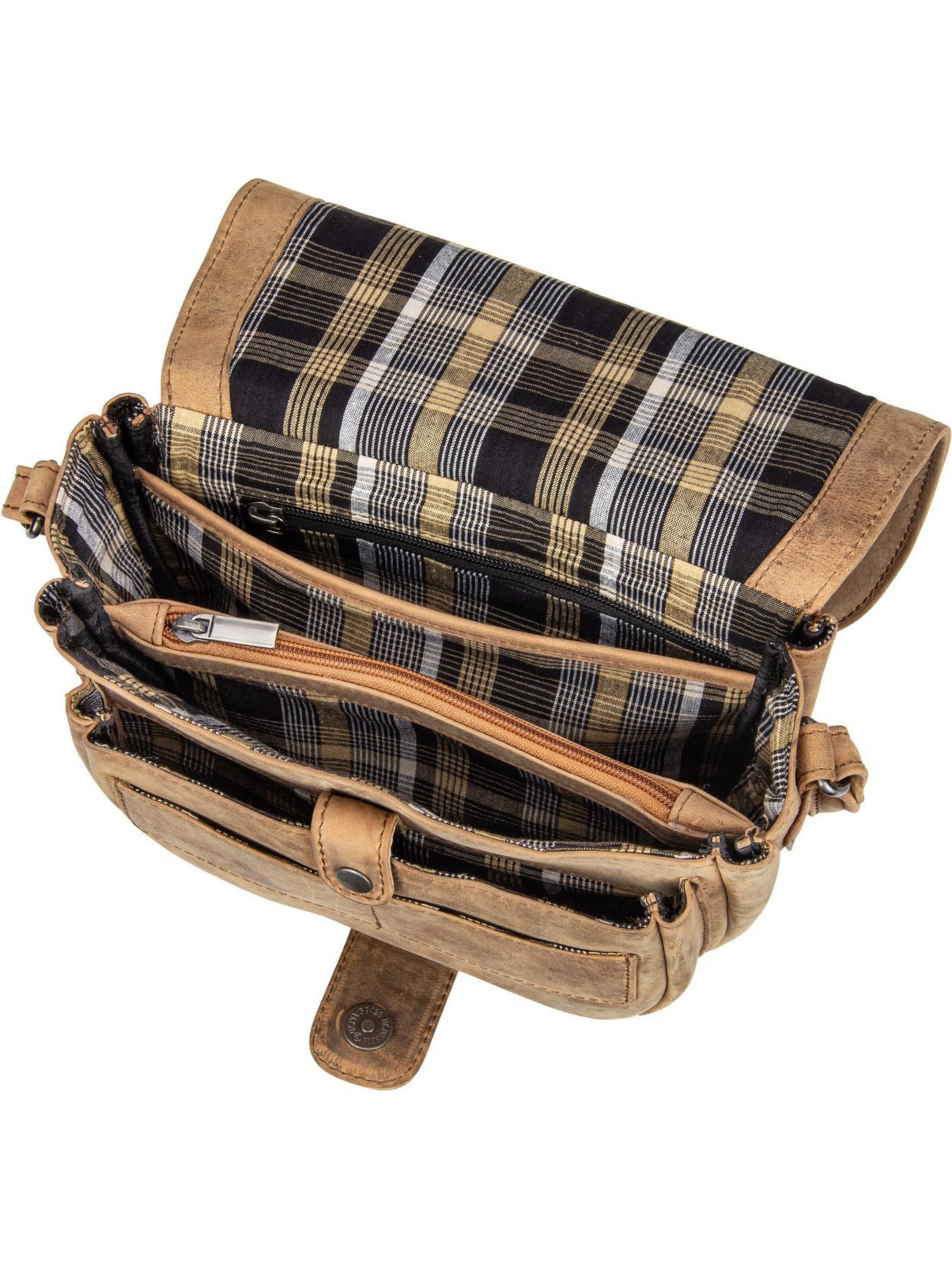 Harold's Schoudertas 'Antico' in Bruin