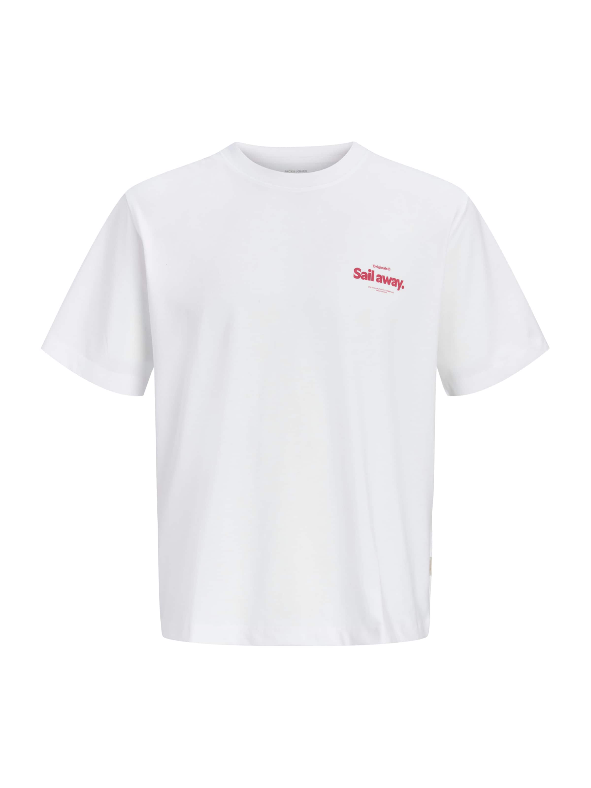 JACK & JONES - Camiseta en blanco: frente