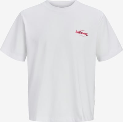 JACK & JONES Majica veličine S u bež / azur / krvavo crvena / bijela, Pregled proizvoda