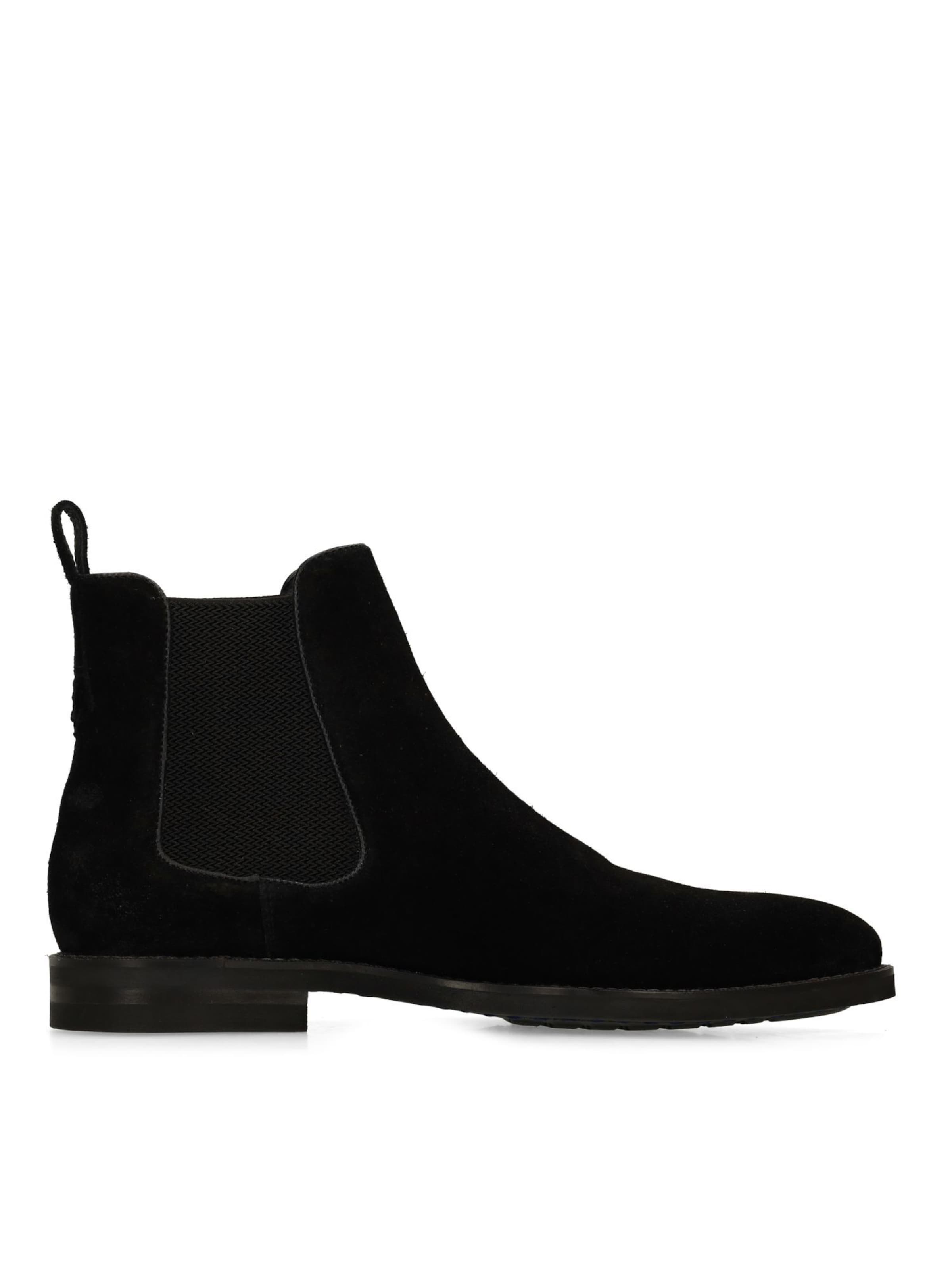 MANFIELD Chelsea boots in Zwart