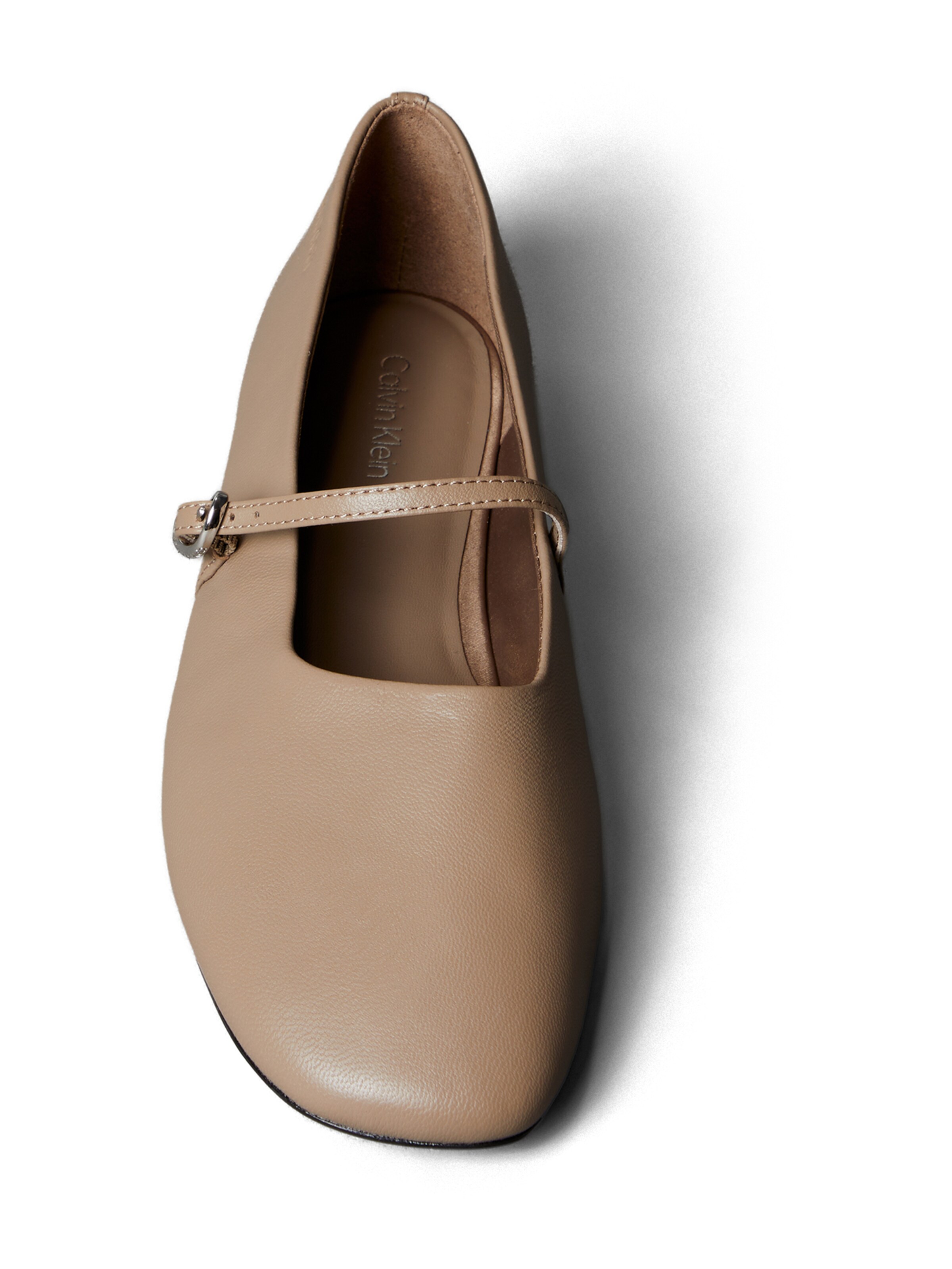 Calvin Klein Балетки с ремешком в Серый