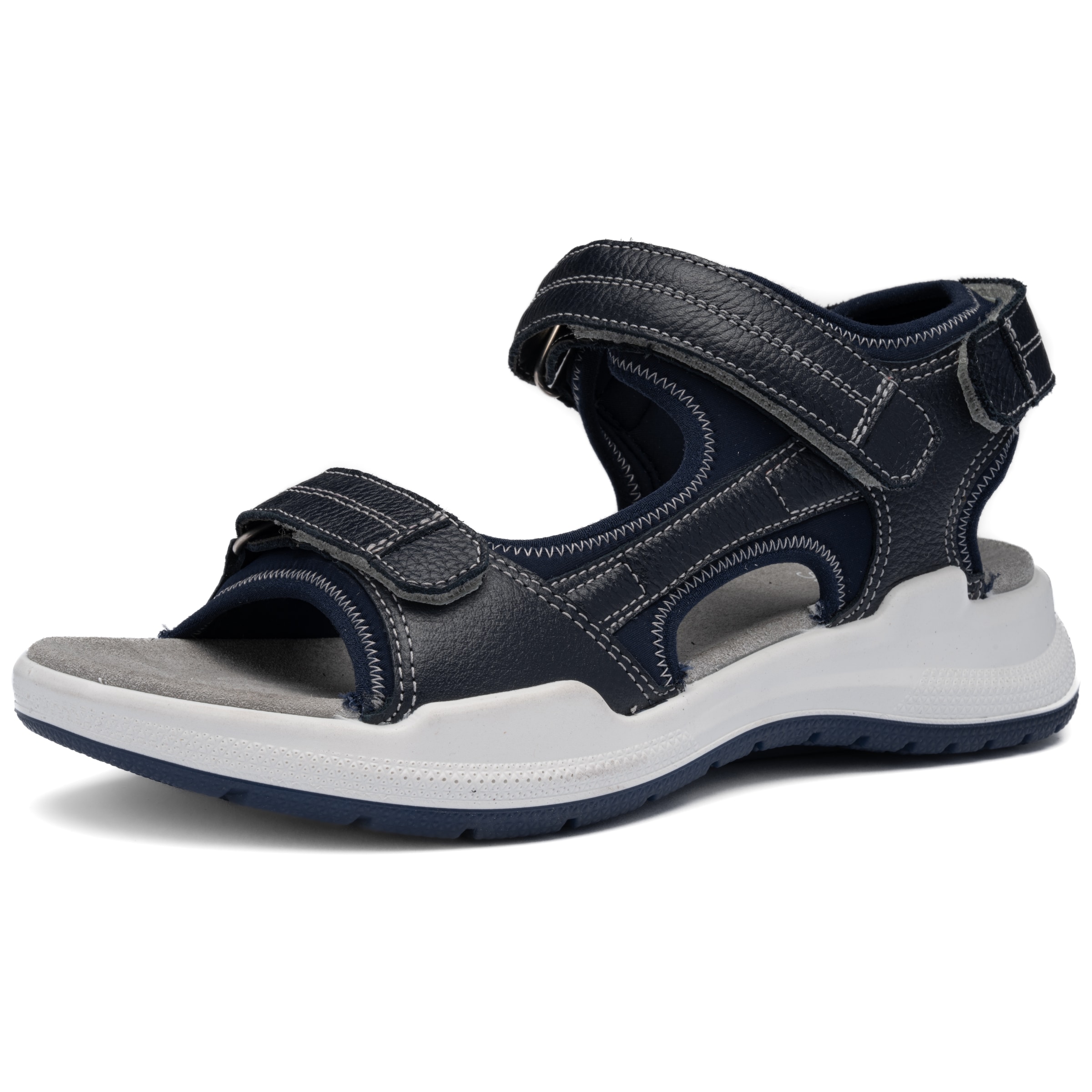 ARA Hiking Sandals in Blue: front