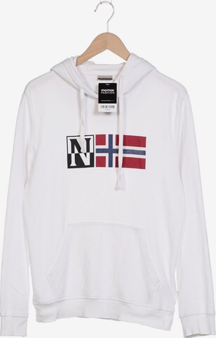 NAPAPIJRI Sweatshirt & Zip-Up Hoodie in M in White: front