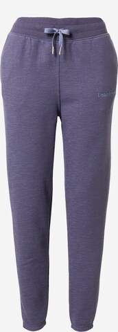 UNDER ARMOUR Tapered Sportbroek 'Essential' in Grijs: voorkant