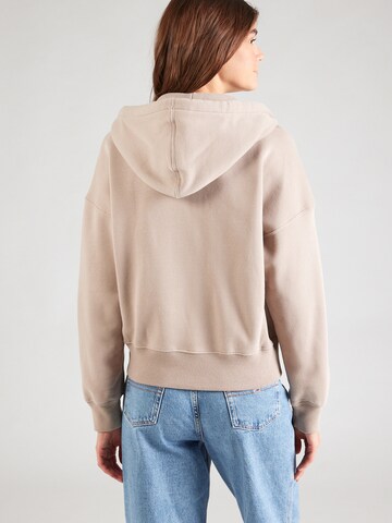 Abercrombie & Fitch - Casaco em moletão 'ESSENTIAL SUNDAY' em bege