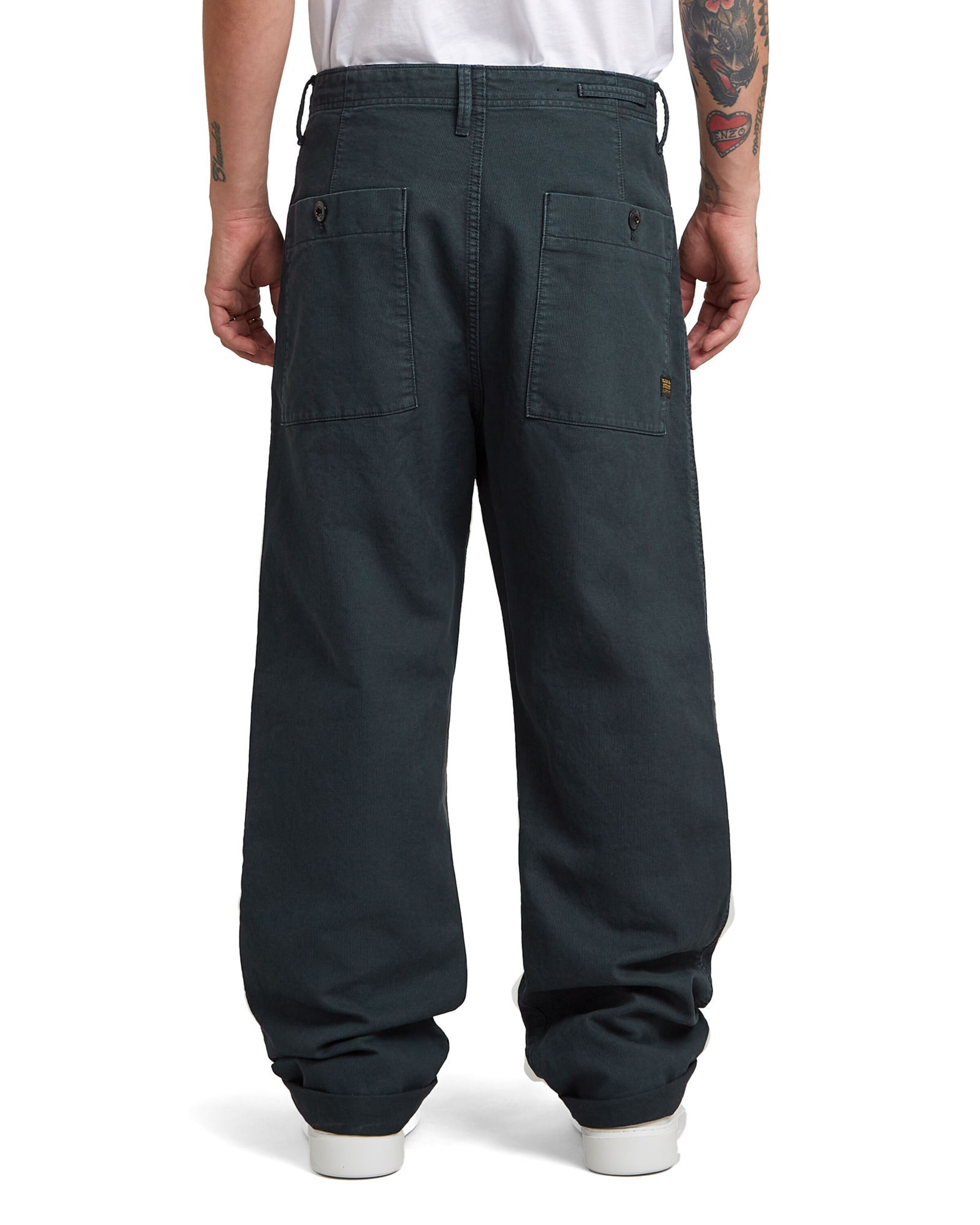 G-STAR Baggy Pleat-Front Pants in Blue