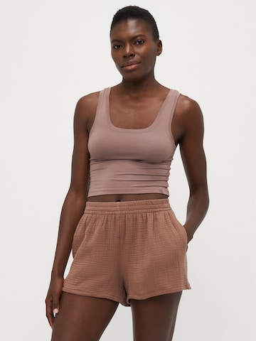 Pantaloncini da pigiama di Hunkemöller in marrone