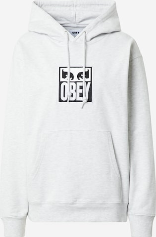 Obey Sweatshirt in White: front