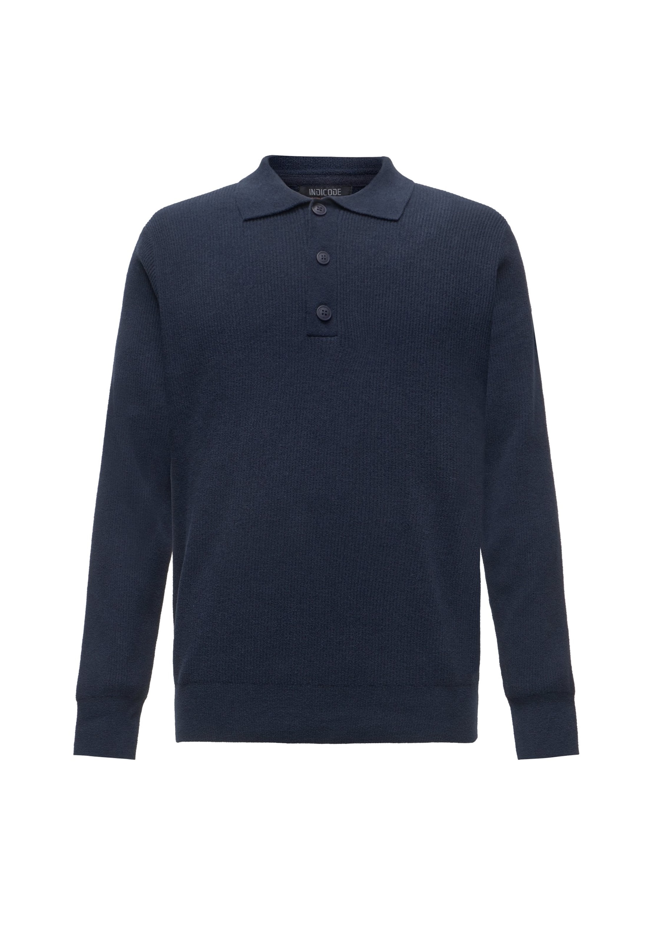 INDICODE JEANS Sweater 'Zarholm' in Blue: front