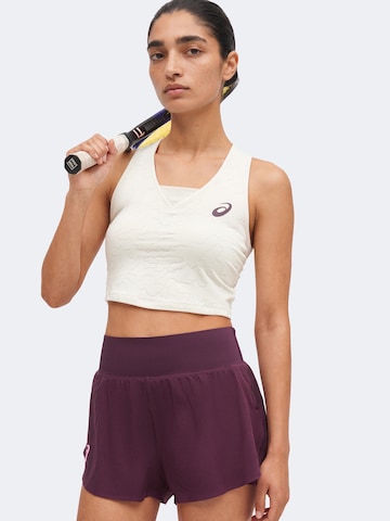 ASICS Sportovní top 'MATCH' – bílá