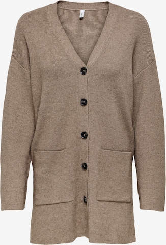 Cardigan 'ONLKatia' ONLY en marron : devant