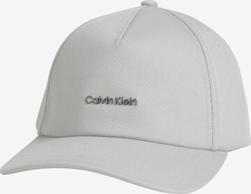 Regular Casquette Calvin Klein en gris : devant