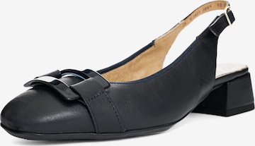 ARA Slingpumps in Blau: Vorderseite
