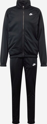 Nike Sportswear Jogginganzug in Schwarz: predná strana