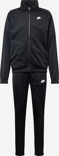 Nike Sportswear Φόρμα τρεξίματος σε μαύρο / λευκό, Άποψη προϊόντος