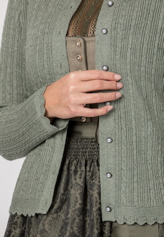 STOCKERPOINT Knit cardigan 'Jasmina' in Green