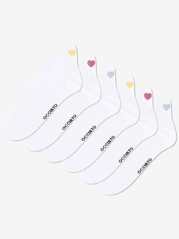 Occulto Ankle Socks 'Luca' in Red