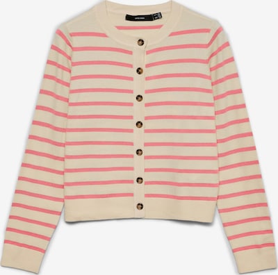 VERO MODA Knit Cardigan 'SABA' in XS in Beige / Pink, Item view