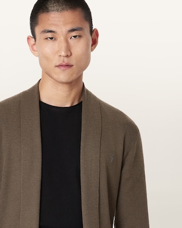 AllSaints Strickjacke in Grün