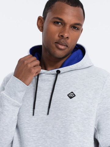 Ombre Sweatshirt 'OM-SSNZ-22FW-006' in Grey