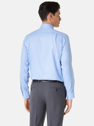 Boggi Milano Regular Fit Hemd in Blau