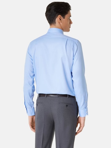 Coupe regular Chemise Boggi Milano en bleu