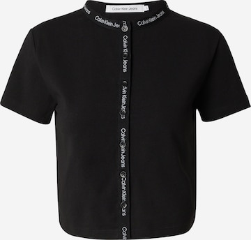 Bluză de la Calvin Klein Jeans pe negru: față